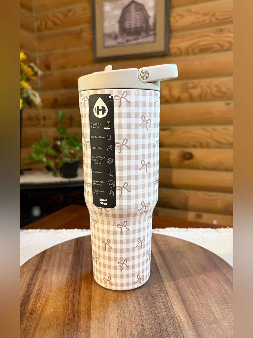 SNICKERDOODLE 32oz Sport Water Bottle • LEAKPROOF